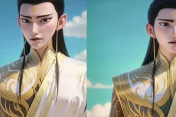 Why Does the Deer Boy's Top Only Reveal Half?