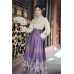 Birdsong Pavilion 鸟语亭台 - New Chinese Style Top & Mamian Skirt Set