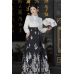Silver Bloom 银花飞羽 - New Chinese Style Top & Mamian Skirt Set