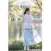 Ru Chi Tang 入池塘 - Han Chinese Element Hanfu Set