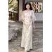 Zhen Feng Mian 枕风眠 - New Chinese Hanfu Pink Top & Wide-leg Pants Set