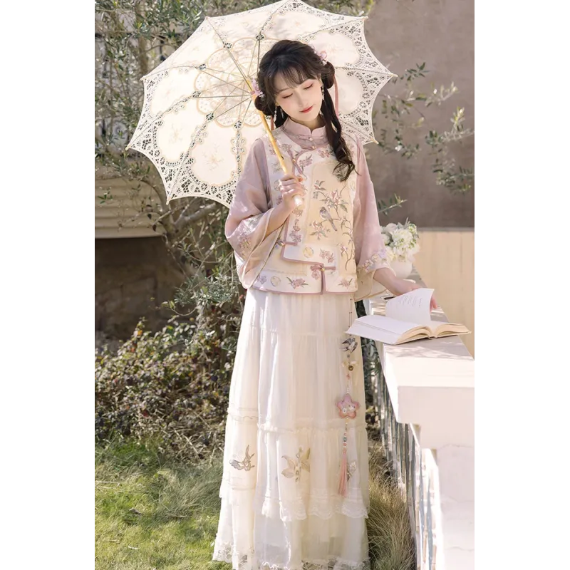 Zhezhi Huaniao 折枝花鸟 - New Chinese Top & Majia Set Zhezhi Huaniao 折枝花鸟 - New Chinese Top & Majia Set