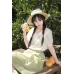 Midsummer Greenhouse 仲夏花房 - New Chinese Hanfu Shirt & Half-Skirt Set