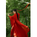 Red Swordswoman 血影丹心 - Han Element Hanfu Set