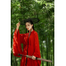 Red Swordswoman 血影丹心 - Han Element Hanfu Set