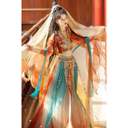 Dunhuang Dream 一梦敦煌 - Dunhuang Style Exotic Hanfu Set