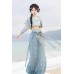 Cloud Wanderer 云上旅者 - Exotic Hanfu Top & Outerwear & Trousers Set Cloud Wanderer 云上旅者 - Exotic Hanfu Top & Outerwear & Trousers Set