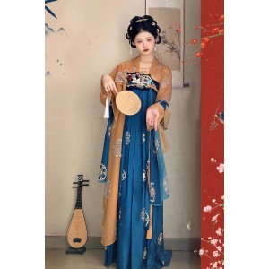 Lu Huanong 露华浓 - Tang Dynasty Hanfu Qixiong Ruqun