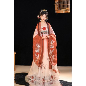 Mu Wanli 暮挽璃 - Tang Dynasty Hanfu Qixiong Hezi Skirt