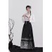 Wonderland 蓬莱仙境 - New Chinese Style Plus-size Top & Mamian Skirt Set