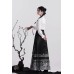 Wonderland 蓬莱仙境 - New Chinese Style Plus-size Top & Mamian Skirt Set