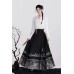 Wonderland 蓬莱仙境 - New Chinese Style Plus-size Top & Mamian Skirt Set