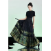 Shang Zhou 商周 - New Chinese Style Plus-size Water Drop Collar Top & Mamian Skirt Set