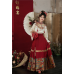Bliss 喜上眉梢 - New Chinese Style Plus-size Top & Yunjian & Mamian Skirt Set