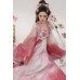 Pink Peony 粉牡丹 - Tang Dynasty Hanfu Qixiong Hezi Skirt