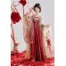 Red Camellia 山茶 - Tang Dynasty Hanfu Hezi Skirt