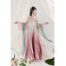 Peach Spring 桃许春色 - Tang Dynasty Hanfu Qixiong Ruqun Peach Spring 桃许春色 - Tang Dynasty Hanfu Qixiong Ruqun