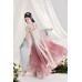 Peach Spring 桃许春色 - Tang Dynasty Hanfu Qixiong Ruqun Peach Spring 桃许春色 - Tang Dynasty Hanfu Qixiong Ruqun