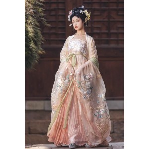 Jade Lotus 芙蓉隐玉 - Tang Dynasty Hanfu Hezi Skirt