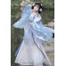 Mermaid Tears 鲛珠泪 - Tang Dynasty Hanfu Qixiong Hezi Skirt