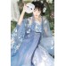 Mermaid Tears 鲛珠泪 - Tang Dynasty Hanfu Qixiong Hezi Skirt