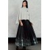 Enchanted Woodland 仙林迷踪 - New Chinese Style Stand Collar Cape & Mamian Skirt Set