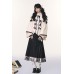 Sleepless Bear 失眠小熊 - Han Chinese Element Preppy Style Coat & Top & Mamian Skirt Set