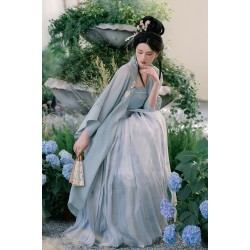 Delight in Simplicity 无事清欢 - Song Dynasty Style Qiyao Ruqun Hanfu