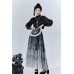 Oriental Ink 东方水墨 - New Chinese Style Stand Collar Mamian Set