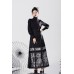 Auspicious Sheep 吉羊止止 - New Chinese Style Stand Collar Mamian Skirt Set Auspicious Sheep 吉羊止止 - New Chinese Style Stand Collar Mamian Skirt Set