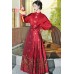 Red Bird Flower 红花鸟 - New Chinese Style Wedding Hanfu Top & Mamian Skirt Set