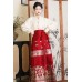 Glaze Red 釉红梅 - New Chinese Style Top & Coat & Mamian Skirt Set Glaze Red 釉红梅 - New Chinese Style Top & Coat & Mamian Skirt Set