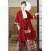 Glaze Red 釉红梅 - New Chinese Style Top & Coat & Mamian Skirt Set Glaze Red 釉红梅 - New Chinese Style Top & Coat & Mamian Skirt Set
