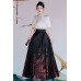 Divine Luan Bird 仙鸾 - New Chinese Style Stand Collar Mamian Skirt Set Divine Luan Bird 仙鸾 - New Chinese Style Stand Collar Mamian Skirt Set