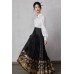 Gilded Landscape 描金山水 - New Chinese Style Long Version Top & Mamian Skirt Set Gilded Landscape 描金山水 - New Chinese Style Long Version Top & Mamian Skirt Set