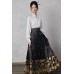 Gilded Landscape 描金山水 - New Chinese Style Long Version Top & Mamian Skirt Set Gilded Landscape 描金山水 - New Chinese Style Long Version Top & Mamian Skirt Set