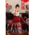 Blue Kite 翠鸢 - New Chinese Style Wedding Hanfu Top & Yunjian & Mamian Skirt Set