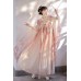 Hua Yao 花瑶 - Tang Dynasty Hanfu Streamer Sleeves Qixiong Ruqun Hua Yao 花瑶 - Tang Dynasty Hanfu Streamer Sleeves Qixiong Ruqun