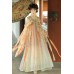 Hua Yao 花瑶 - Tang Dynasty Hanfu Streamer Sleeves Qixiong Ruqun Hua Yao 花瑶 - Tang Dynasty Hanfu Streamer Sleeves Qixiong Ruqun