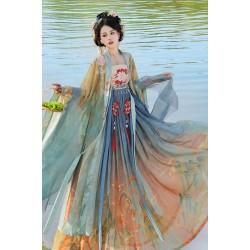 Dragon Koi 龙锦 - Tang Dynasty Hanfu Hezi Skirt