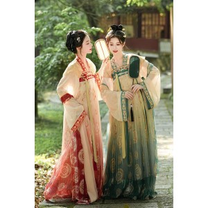 Tang Dream 梦回唐 - Tang Dynasty Hanfu Banbi Qixiong Ruqun
