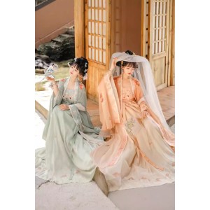 Green Orange 青橙 - Tang Dynasty Hanfu Qixiong Ruqun