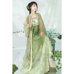 Mountain Brook 山涧窈 - Han Element Hanfu Set