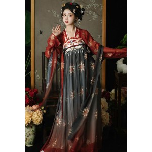 Tang Tuantuan 唐团团 - Tang Dynasty Hanfu Qixiong Ruqun