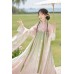 Peach & Willow 桃红柳绿 - Tang Dynasty Hanfu Qixiong Hezi Skirt