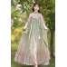 Peach & Willow 桃红柳绿 - Tang Dynasty Hanfu Qixiong Hezi Skirt