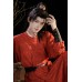Zui Yuchen 醉玉尘 - Tang dynasty Hanfu Round Collar Queku Robe Zui Yuchen 醉玉尘 - Tang dynasty Hanfu Round Collar Queku Robe