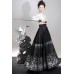 Harmonious Nine Stars 九星连珠 - New Chinese Style Cross Collar Mamian Skirt Set Harmonious Nine Stars 九星连珠 - New Chinese Style Cross Collar Mamian Skirt Set