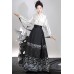 Harmonious Nine Stars 九星连珠 - New Chinese Style Cross Collar Mamian Skirt Set Harmonious Nine Stars 九星连珠 - New Chinese Style Cross Collar Mamian Skirt Set
