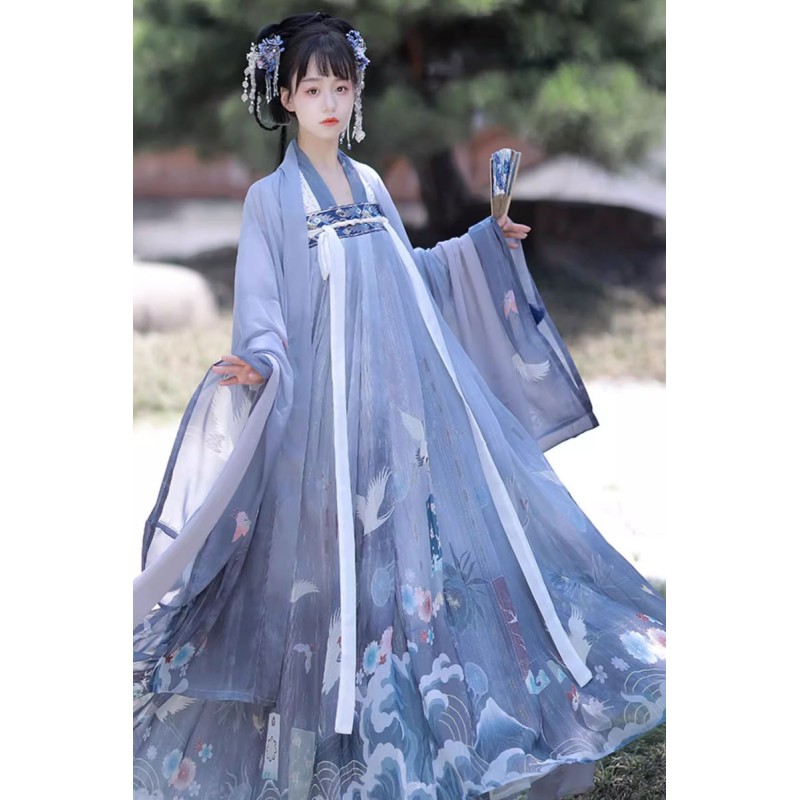 Serenity Wish 念安 - Tang Dynasty Hanfu Qixiong Ruqun Serenity Wish 念安 - Tang Dynasty Hanfu Qixiong Ruqun